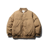 Unisex Winter Cotton Coat Stand-up Collar down Jacket Vintage down Jacket