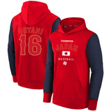 MLB Hoodie WBC Japan Shohei Otani 1 sweater baseball jersey hoodie (Part 3)