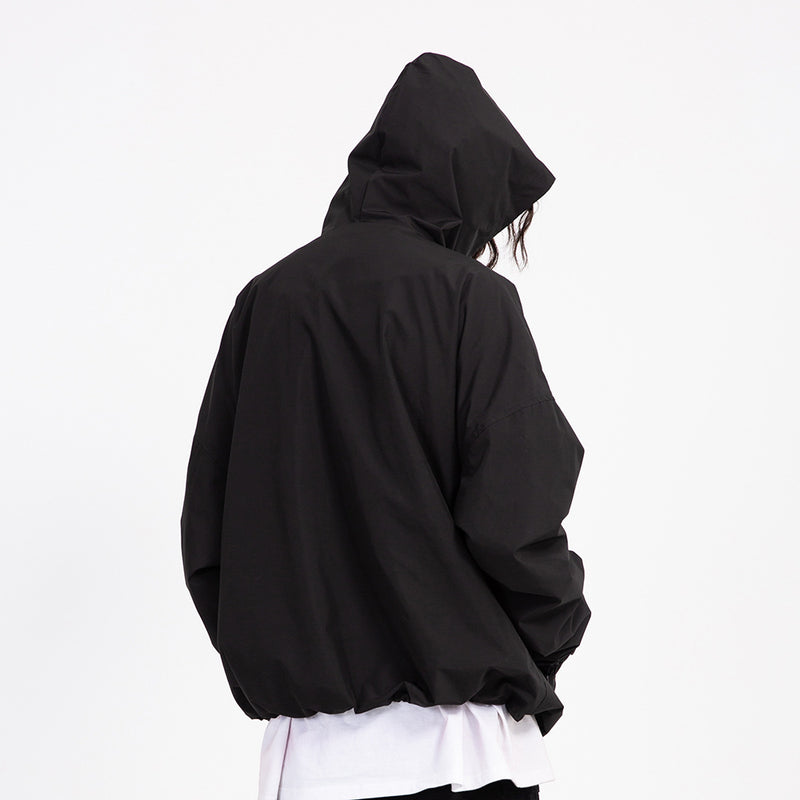 Men Jacket Coat Shell Jacket Men Outdoor Windproof Exercise Hooded Coat Loose Spring and Autumn