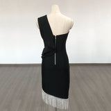 Women's Evening Dress Tassel Dress Sexy Sheath Dress