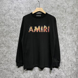 Amiri Long Sleeve Shirt Fashion Brand Long Sleeve Long-Sleeved T-shirt Blouse