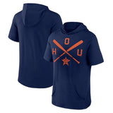 MLB T-Shirts MLB Baseball Hooded Short Sleeve T-Shirt Men's Sports