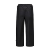 Men Sweatpants Workwear Casual Pants Men's Wide Leg Trousers Solid Color Sports Straight Pants