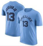 NBA T-Shirts NBA Jersey T-Shirt Grizzlies Morant Basketball Jacket Short Sleeve