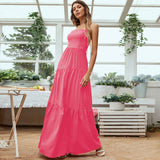 Women Dress Backless Slip Dress