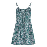 Women Dresses Summer Sling Dress Lace-up Backless Sexy Skirt