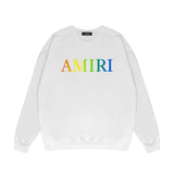 Amiri Long Sleeved Shirt Fashion Brand Crew Sweatshirts round Neck Sweater