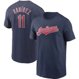 MLB T-Shirts MLB Indian T-Shirts Sports Baseball Uniforms Short Sleeves