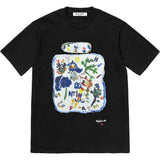 Mens T-shirts 23ss YOHJI YAMAMOTO ® PAINT TEE T-shirt