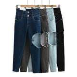 Women Pants Summer Sheath Ripped Jeans