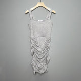 Women Dresses Backless Comfortable Sexy Square-Neck Sheath Sleeveless Suspender Dress