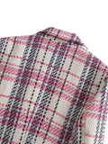 Women Suits Autumn Vintage Texture Double Breasted Blazer Women's Suit