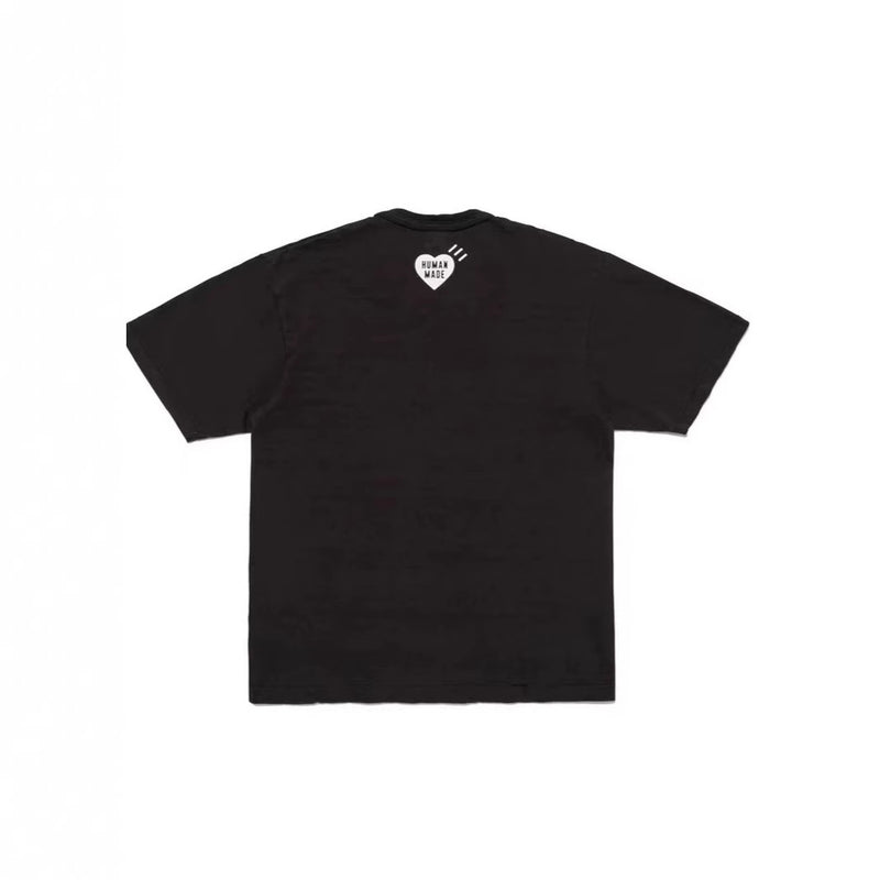 Men T-shirts HUMAN love pattern printing loose casual