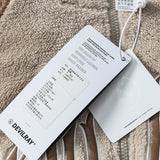 Unisex Winter Cotton Coat Letter Embroidered Hooded Cotton Coat Vintage Loose Cotton Coat