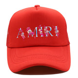 Amiri Hat Printed Baseball Cap Sunscreen Fashion Casual Cap