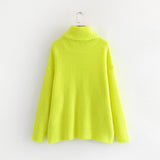 Women Sweater Knitwear Loose Autumn and Winter Turtleneck Sweater Female Casual Sweater