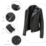 Red Leather Jacket Casual Jacket