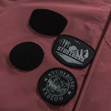 Unisex Winter Cotton Coat Three-Dimensional Pocket Hooded down Jacket Retro Workwear down Jacket