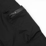 Men Sweatpants Multi-Pocket Mechanical Style Casual Pants Tactical Pants Loose Side Zipper Split Trousers