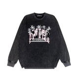 Amiri Long-Sleeve Shirt Vintage Distressed Long Sleeve T-shirt