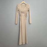 Women Dresses U-Collar Long Skirt Umbrella Skirt Long Skirt