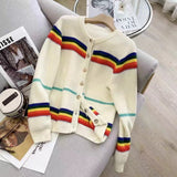 Women Knitwear Autumn and Winter Sweater Female Loose Knitted Cardigan