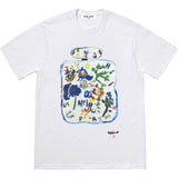Mens T-shirts 23ss YOHJI YAMAMOTO ® PAINT TEE T-shirt