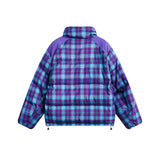 Unisex Jacket Winter Casual Plaid Bread Coat