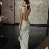 Women Dresses Sexy Backless Long Dress