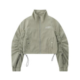 Women Jacket Short Jacket Loose Lapel Button Casual Fall Clothing Jacket