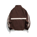 Unisex Jacket Autumn Stand Collar Stitching Jacket