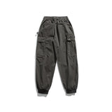 Men Pants Retro Functional Workwear Casual Pants