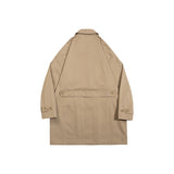 Unisex Jacket Retro Workwear Mid-Length Loose Fall Winter Coat