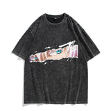 Jujutsu Kaisen Washed Vintage Old T-Shirt Short Sleeve