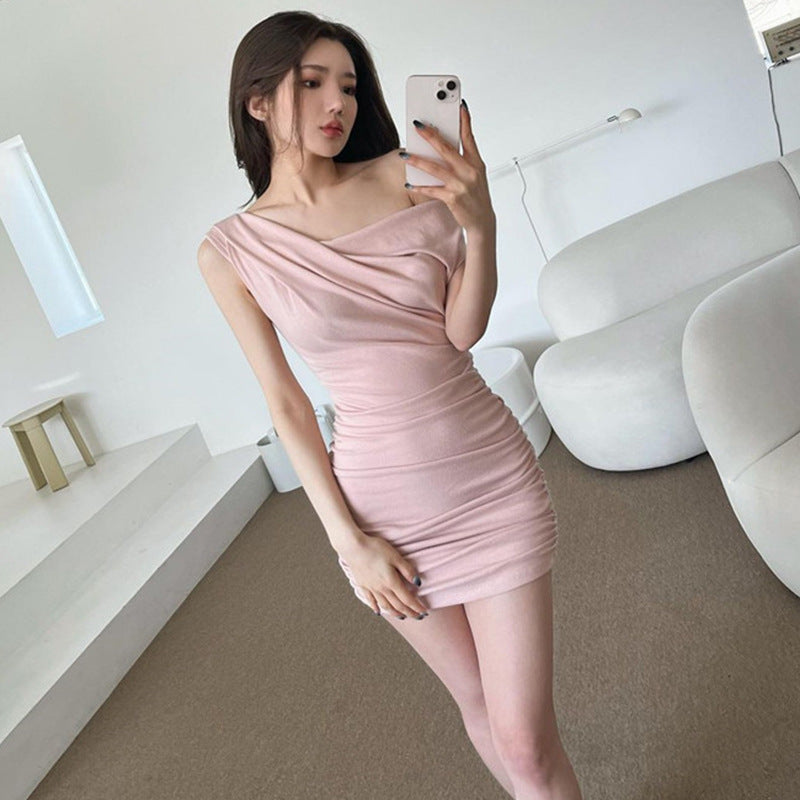 Women Dresses Slim Fit Dress Sexy Hip Skirt