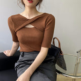 Women knitted T-shirt