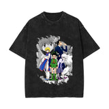 Full-time hunter T-shirt short-sleeved summer washed old top loose