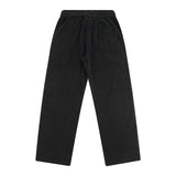 Men Sweatpants Casual Trousers Men's Loose Solid Color Straight Long Pants Wide Leg Track Pants