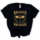 Fourth Wing Basgiath War College T-shirt Retro Dragon