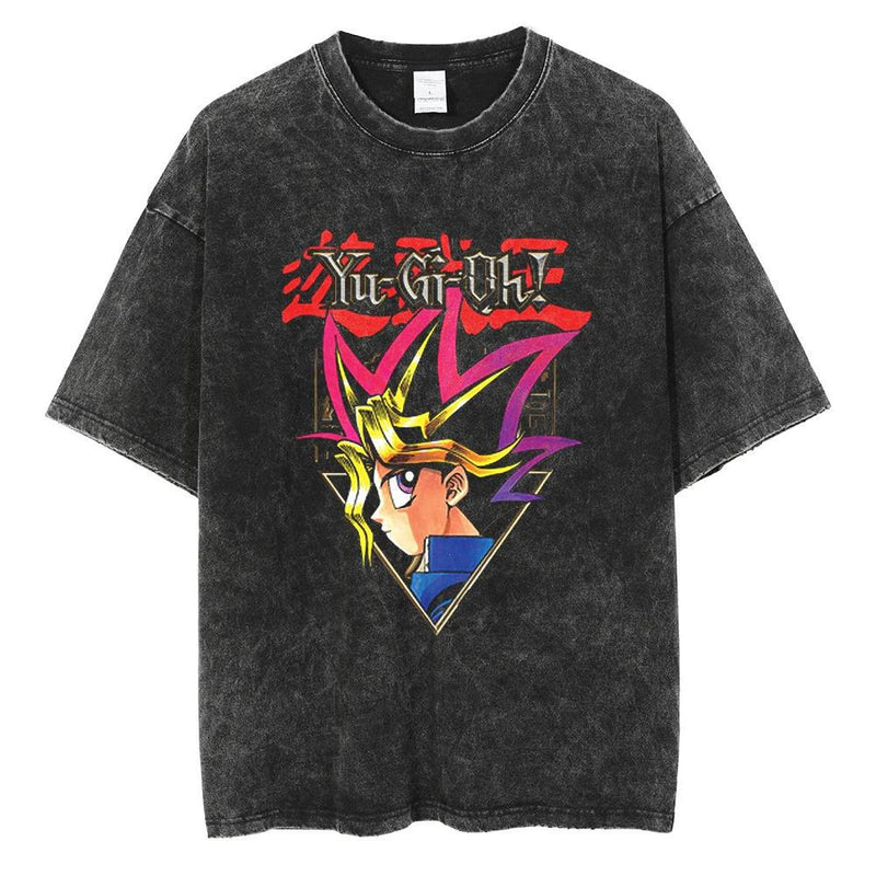 2024Streetwear Japanese Anime Print T Shirt Fashion Vintage