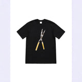 Men T-shirts 19SS Shears Tee Large Scissors Pliers Printed Pattern, Crew Neck Short Sleeve T-Shirt