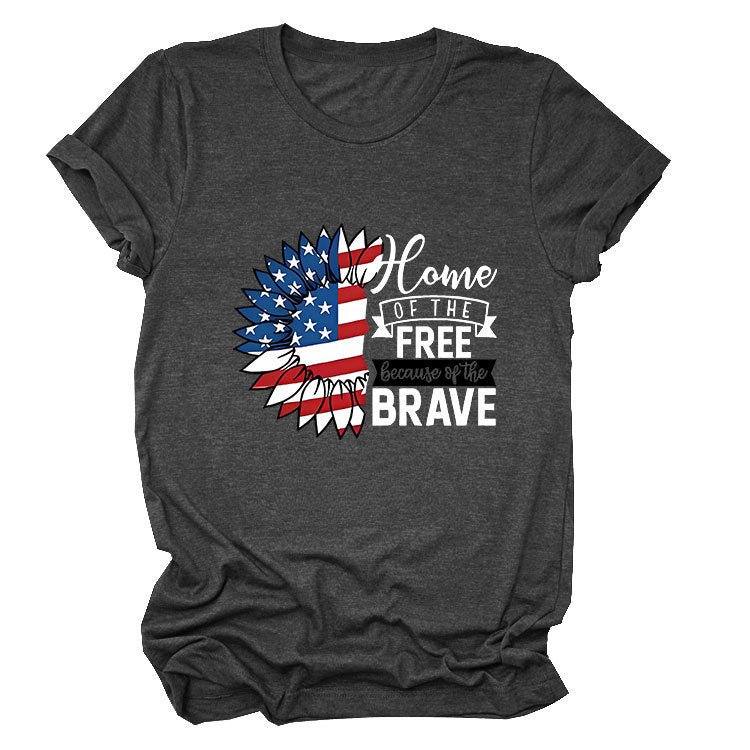 Home of the free Short Sleeve Women's Fashion T-Shirts