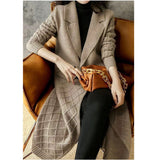 Women Knitwear Fall/Winter Long Knitted Cardigan