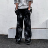 Women Sweatpants Loose Straight Sweatpants Vintage Sports Trousers Men