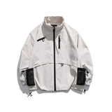Unisex Jacket Shell Jacket Baggy Coat Men's and Women's Couple's Stand Collar Jacket