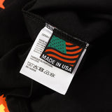 Denim Tears Outfit:T Shirt/Shorts (Separate Purchase Options) Flame Short Sleeve T-shirt Sports Casual Shorts Suit