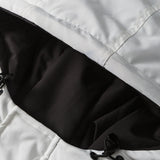 Unisex Winter Cotton Coat Three-Dimensional Large Pocket Hooded down Jacket down Shell Jacket