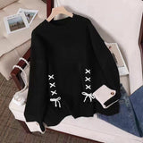 Women Knitted Pullover Autumn and Winter Loose Women's Knitted Sweater