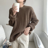 Women Knitted Pullover Autumn and Winter Loose Long-Sleeved Sweater Top