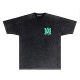 Amiri T-shirt Washed and Worn Retro Short Sleeve T-shirt